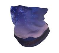 Cache-Cou Night in The Desert Écharpe Demi-Visage Élastique Bandana Tubulaire Balaclava Tour De Cou pour Moto Randonnée Vélo 25X50 Cm