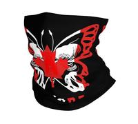 Cache-Cou Papillon Canada Drapeau Canadien Balaclava Tour De Cou Ultra-Douce Echarpe Gaiter pour Vélo Moto Yoga 25X50 Cm