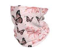 Cache-cou papillon rose en microfibre, cadeau d'équitation en plein air, écharpe chaude, chapeau de pirate, alpinisme, ski, Noir , Taille unique