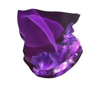 Cache-cou papillon violet en microfibre, cadeau d'équitation en plein air, écharpe chaude, chapeau de pirate, alpinisme, ski, Noir , Taille unique