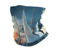 Cache-cou paysage de voile UPF 50+ - Protection solaire UV - Masque de cyclisme respirant - Bandana de randonnée pour homme et femme