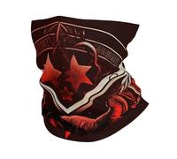 Cache-Cou Pentagram Cats Black Demon Satanic Red Echarpe Gaiter Ultra-Douce Cache Cou Elastique Élastique Bandana Tubulaire pour Moto Vélo Course À Pied 25X50 Cm