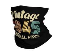 Cache Cou Pièces d'origine Vintage 1945 Tour De Cou Ultra-Douce Neck Warmer Respirant Écharpe pour Cyclisme Course À Pied Escalade