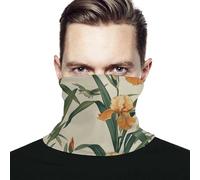 Cache-Cou Plantes Toniques Bandeaux Respirant Bandeau Magique Anti-UV Chapeaux Demi-Visage, pour Cyclisme, Vélo, Moto, Sports, 26x30cm