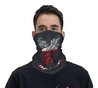 Cache Cou Poland Polish Flag Eagle White Balaclava Multifonction Écharpe Anti-UV Couvre-Chef pour Homme Femme Jogging Randonnée 25X50CM