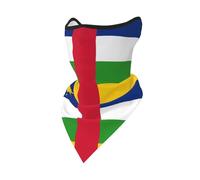 Cache-Cou Pour Femme Cagoule Tubulaire Bandeau De Protection Uv Bandana Rafraîchissant Et Chaud Pour Homme Idéal Pour Le Ski Imprimé Drapeau D'Afrique Centrale Foulard Multifonctionnel
