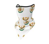 Cache-Cou Pour Homme Avec Drapeau De La République D'Afrique Du Sud Écharpe Chauffe-Cou Pour Femme Bandeau Multifonctionnel Respirant Cagoule Bandana
