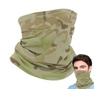 Cache-cou pour hommes, cache-cou pour femmes | Cache-cou avec protection UV,Guêtres multifonctions respirantes à imprimé camouflage, confortables, résistantes au soleil et au vent pour hommes