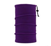 Cache-cou pour sports d'hiver, 25 x 30 cm, écharpe de cyclisme en polaire avec cordon de serrage, ajustement réglable, masque facial pour le ski, la randonnée et les activités de plein air (violet)