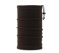 Cache-cou pour sports d'hiver, 25 x 30 cm, écharpe de cyclisme en polaire avec cordon de serrage, ajustement réglable, masque facial pour le ski, la randonnée et les activités de plein air (café)