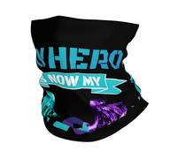 Cache-Cou Prévention Et Sensibilisation Au Suicide4 Tour De Cou Respirant Cache Cou Elastique Ultra-Douce Bandana Tubulaire pour Course À Pied Moto Randonnée 25X50 Cm