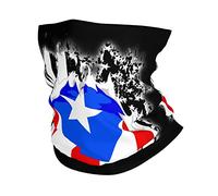 Cache-Cou Puerto Rico Flag Tour De Cou Balaclava Écharpe Demi-Visage Ultra-Douce Bandana Tubulaire pour Moto Yoga Course À Pied 25X50 Cm