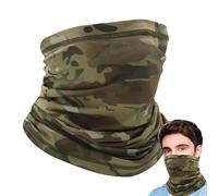 Cache-cou rafraîchissant, cache-cou pour hommes - Cache-cou avec protection UV | Guêtres multifonctions respirantes à imprimé camouflage, confortables, résistantes au soleil et au vent pour hommes