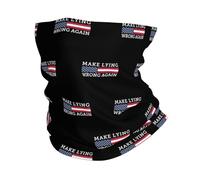 Cache-Cou Rendre Mensonge À Nouveau Mal Balaclava Bandana Tubulaire Multi-Usage Echarpe Gaiter pour Vélo Course À Pied Moto 25X50 Cm