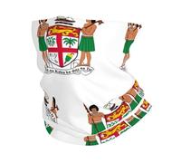 Cache-Cou Republic of Fiji F Écharpe Demi-Visage Multi-Usage Bandana Tubulaire Élastique Echarpe Gaiter pour Moto Vélo Course À Pied 25X50 Cm