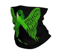 Cache-Cou Ruban De Sensibilisation À La Paralysie Cérébrale Cache Cou Elastique Respirant Bandana Tubulaire Balaclava pour Vélo Moto 25X50 Cm
