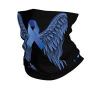 Cache-Cou Ruban De Sensibilisation À La Prévention De La Maltraitance des Enfants Balaclava Bandana Tubulaire Multi-Usage Écharpe Demi-Visage pour Moto Yoga Randonnée 25X50 Cm