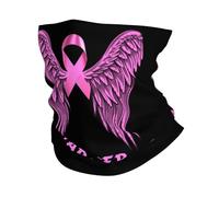 Cache-Cou Ruban De Sensibilisation À L'Aile Tour De Cou Multi-Usage Bandana Tubulaire Élastique Echarpe Gaiter pour Course À Pied Randonnée Yoga 25X50 Cm