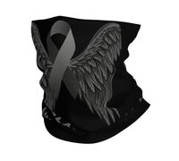 Cache-Cou Ruban De Sensibilisation Au Mélanome Bandana Tubulaire Élastique Tour De Cou Multi-Usage pour Randonnée Vélo 25X50 Cm