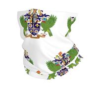 Cache-Cou Saint Lucia Flag Cache Cou Elastique Respirant Bandana Tubulaire Ultra-Douce Echarpe Gaiter pour Course À Pied Moto Yoga 25X50 Cm