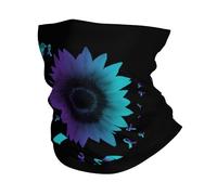 Cache Cou Sensibilisation À La Prévention du Suicide Grâce Au Colibri Et Au Tournesol Cache-Col Antidérapant Écharpe Toutes Saisons Bandana pour Cyclisme Vélo Extérieur
