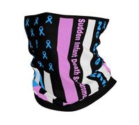 Cache Cou Sensibilisation Au Syndrome De Mort Subite du Nourrisson (Smsn) Écharpe Ultra-Douce Neck Warmer Multi-Usage Cache-Col pour Escalade Randonnée Yoga