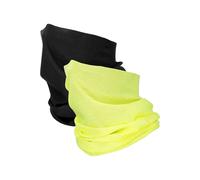 Cache-cou Snood Polyester Noir / Jaune TU