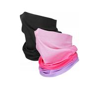 Cache-cou Snood Polyester Noir / Rose TU