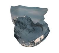 Cache-Cou Snow Mountains During The Day Écharpe Demi-Visage Balaclava Bandana Tubulaire Multi-Usage Cache Cou Elastique pour Randonnée Yoga Moto 25X50 Cm