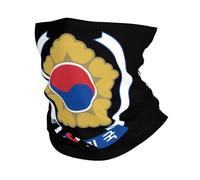 Cache-Cou South Korea National Emblem Bandana Tubulaire Balaclava Écharpe Demi-Visage Élastique Echarpe Gaiter pour Yoga Vélo Course À Pied 25X50 Cm