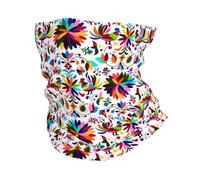 Cache-Cou Style Mexicain Lumineux Bandana Tubulaire Multi-Usage Cache Cou Elastique Balaclava Écharpe Demi-Visage pour Yoga Course À Pied Randonnée 25X50 Cm