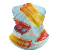 Cache-Cou Sucettes Glacées Écharpe Demi-Visage Élastique Bandana Tubulaire Ultra-Douce pour Moto Vélo 25X50 Cm