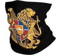 Cache-Cou The Coat of Arms of Armenian Écharpe Demi-Visage Élastique Cache Cou Elastique Multi-Usage Echarpe Gaiter pour Moto Yoga Vélo 25X50 Cm