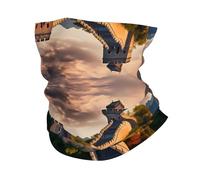 Cache-Cou The Great Wall of China Pattern Bandana Tubulaire Multi-Usage Écharpe Demi-Visage Balaclava Echarpe Gaiter pour Randonnée Course À Pied Yoga 25X50 Cm