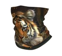 Cache-Cou Tiger Magical Books Mystical Fantasies Animal Beautiful White Bandana Tubulaire Balaclava Echarpe Gaiter Multi-Usage Tour De Cou pour Yoga Randonnée Vélo 25X50 Cm