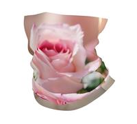 Cache-cou ultra doux et extensible avec imprimé rose pour homme et femme