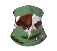 Cache-Cou Vache Écharpe Tube Élastique Protection du Visage Multi-Usage Couvre-Chef, pour Femme, Moto, Jogging, Extérieur, 26x30cm