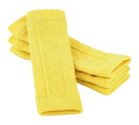 Cache-coude de Chien XXL, Manchon élastique en Maille pour Patte, stoppe Le léchage, protège la Cheville après Chirurgie ou arthrite, Maintien Souple pour Chiens Moyens à Grands, Jaune
