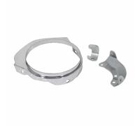 Cache courroie cyclo adaptable mbk-motobecane 88, 881 chrome (avec patte de fixa