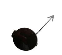 Cache crochet de remorquage pare-chocs avant Cache d'œillet de remorquage pour pare-chocs Pour Avant Pour Vw Pour Golf MK6 2009-2013 5K0807241(Black)