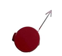 Cache crochet de remorquage pare-chocs avant Cache d'œillet de remorquage pour pare-chocs Pour Avant Pour Vw Pour Golf MK6 2009-2013 5K0807241(Red)