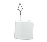 Cache-Crochet De Remorquage pour Pare-Chocs Avant Droit pour VW pour Polo 2014-2018 6C0807241 Couvercle du Crochet de remorquage(Blanc)