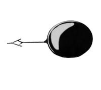 Cache-Crochet Remorquage Cache-Crochet De Remorquage pour Pare-Chocs Avant pour Chevrolet pour Malibu 2013 2014 2015(Black)