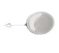 Cache-Crochet Remorquage Cache-Crochet De Remorquage pour Pare-Chocs Avant pour Chevrolet pour Malibu 2013 2014 2015(Argent)