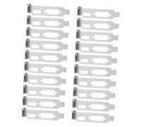 Cache D’Emplacement Pci Ventilé en Acier Blanc, Lot de 20 Pièces