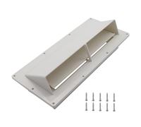 Cache d'aération d'échappement pour camping-car - Ouverture d'aération de rechange de 29,4 x 13,4 x 9,3 cm, sortie d'air en ABS robuste, soupape d'amortisseur verrouillable | Grille résistante aux