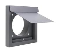 Cache d'aération pour sèche-linge en acier inoxydable 100 mm | Couvercle d'évacuation murale pour une ventilation sûre de la maison, entretien de la maison, bâtiments et construction