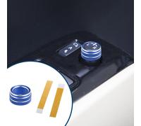 Cache De Bouton De Commutateur De Rétroviseur Intérieur Pour Toyota Sienta 170 Series 2015-2023 / Avant / En Alliage D'Aluminium Durable / 1 Pièce Bleue