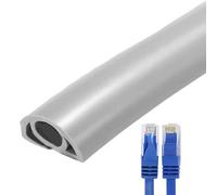 Cache de câble de sol, protection de câble flexible ignifuge en PVC, fond de cache de câble autocollant pour le passage des câbles dans la maison, protection isolée des câbles