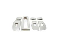 Cache De Commande Lève-vitre En Acier Inoxydable Pour Mazda 3 2019-2020 Moulages intérieurs(Silvery)